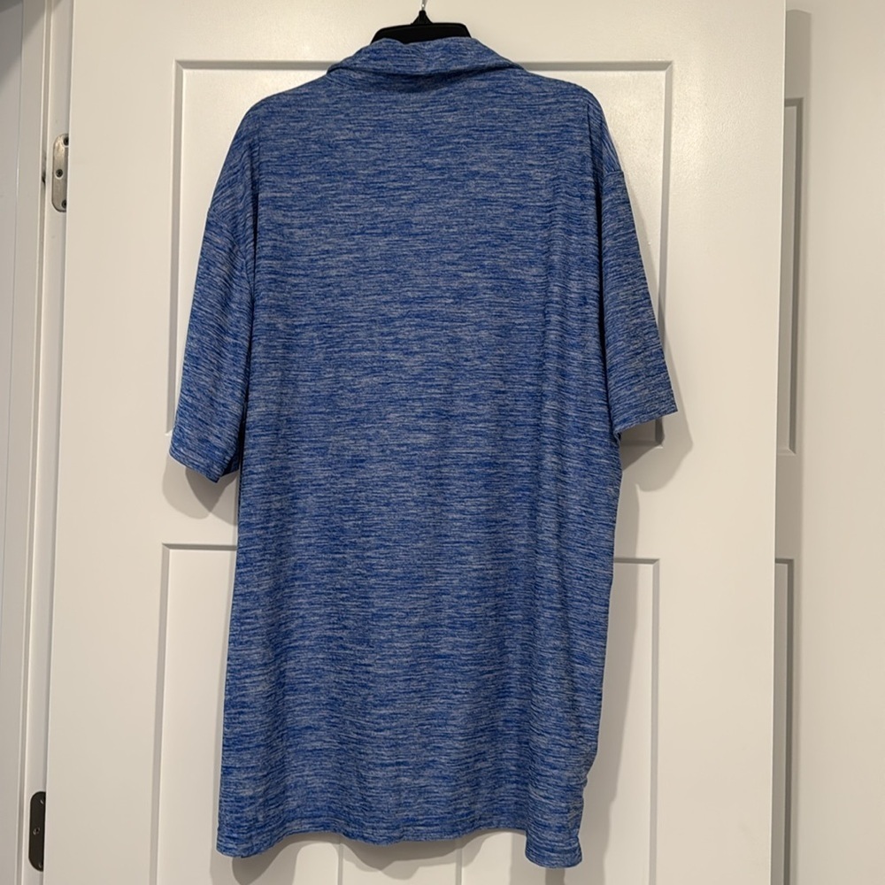 Men's | Heathered Blue | Polo Shirt | Size XL - Picture 4 of 5